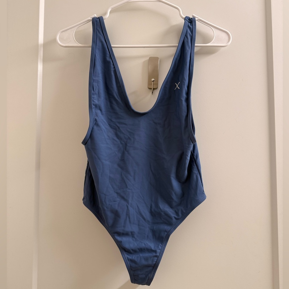 Women’s One-Piece Swimsuit in Slate Blue